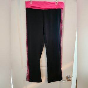 Black BCBG sweatpants, size L, new with tags